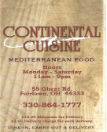 Continental Cuisine restaurant located in FAIRLAWN, OH