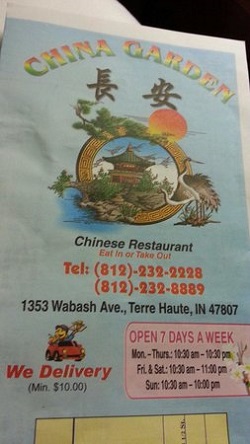 China Garden restaurant located in TERRE HAUTE, IN