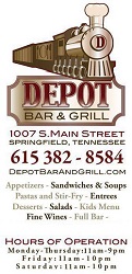 Depot Bar & Grill restaurant located in SPRINGFIELD, TN