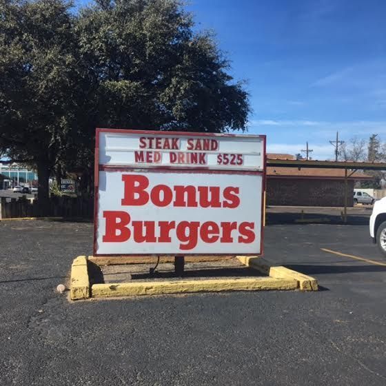 Bonus Burger restaurant located in LUBBOCK, TX